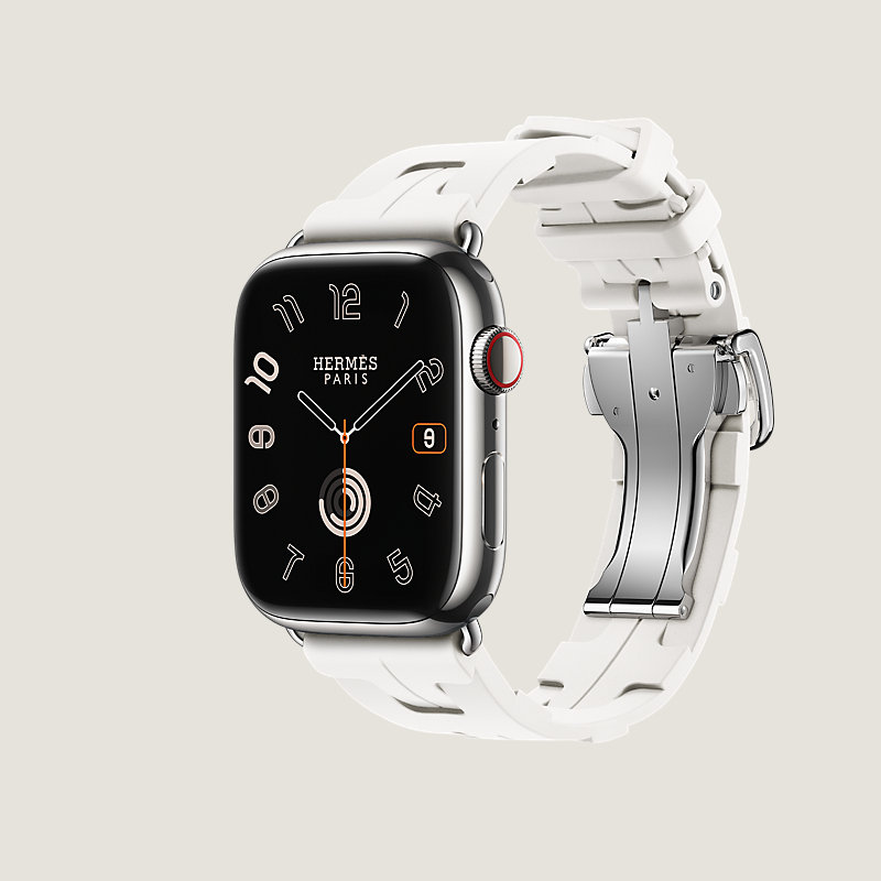 Series 9 case & Band Apple Watch Hermès Single Tour 45 mm 